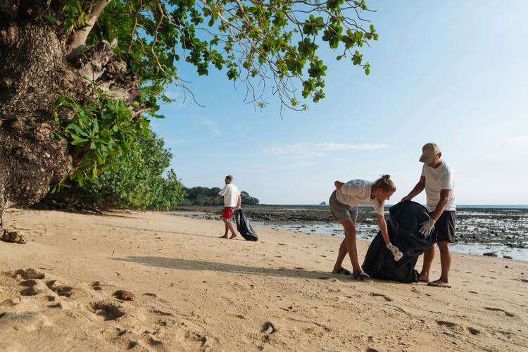 Beach clean up