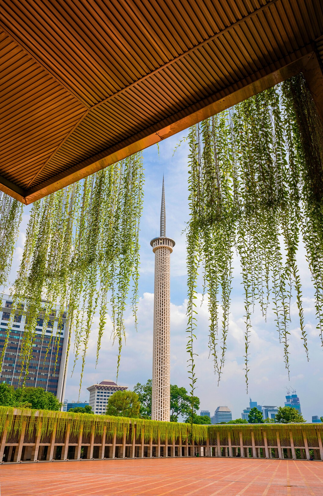Istiqlal Mosque minaret Jakarta - featured
