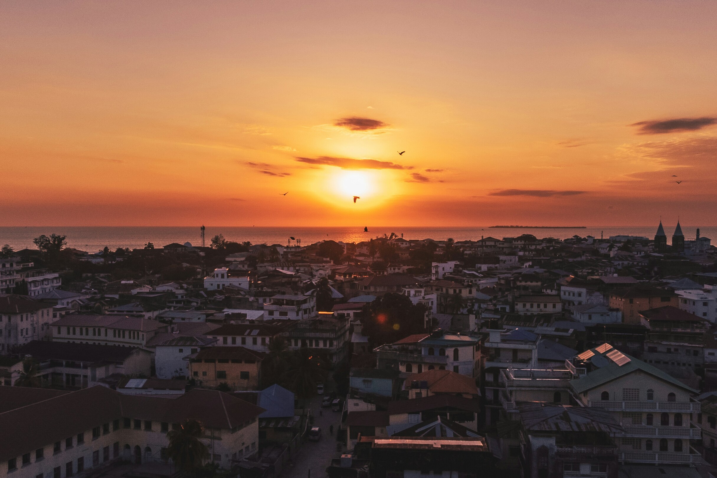 Stone Town, Zanzibar sunset - featured