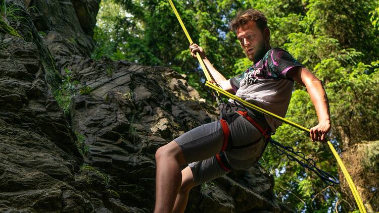 Canyoning activity