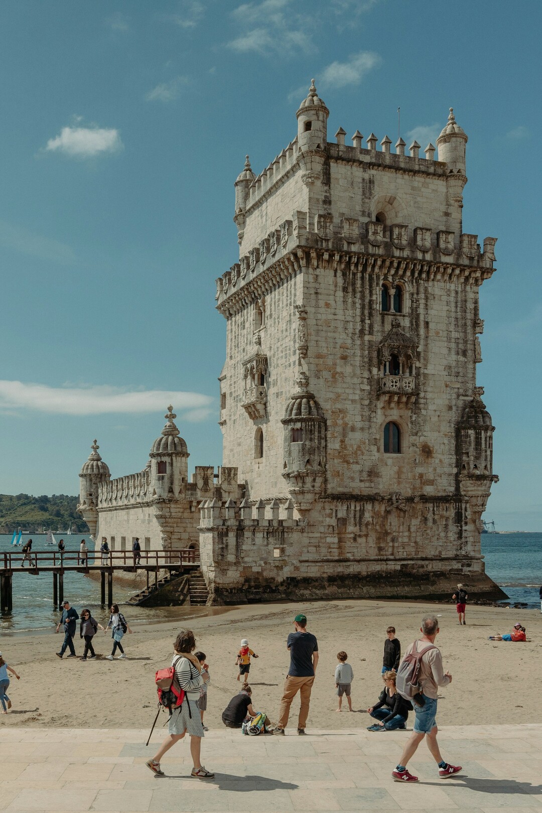 Belem Tower family - Lisbon- Portugal - feature