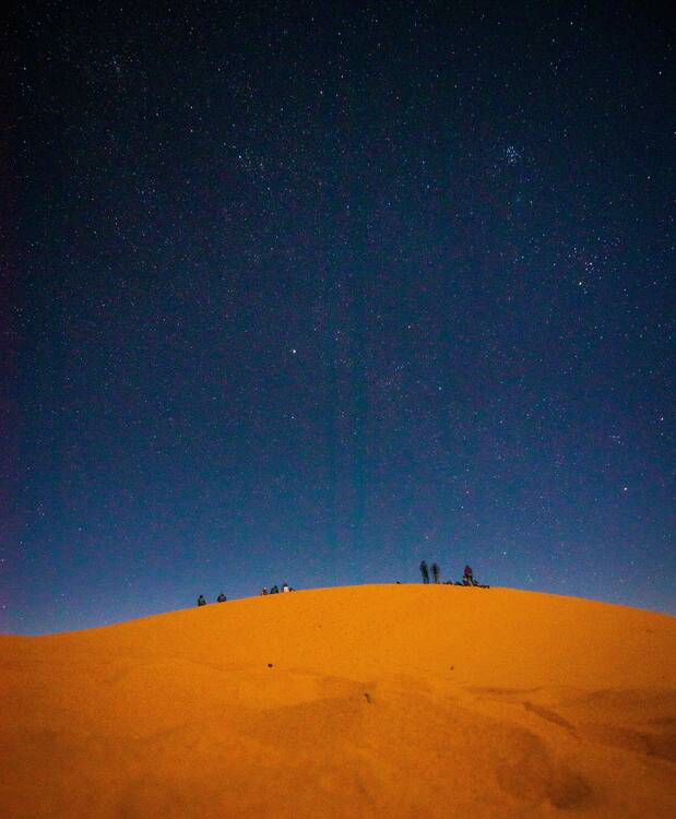 Desert farewell dinner, Morocco