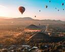 Teotihuacan hot air balloon