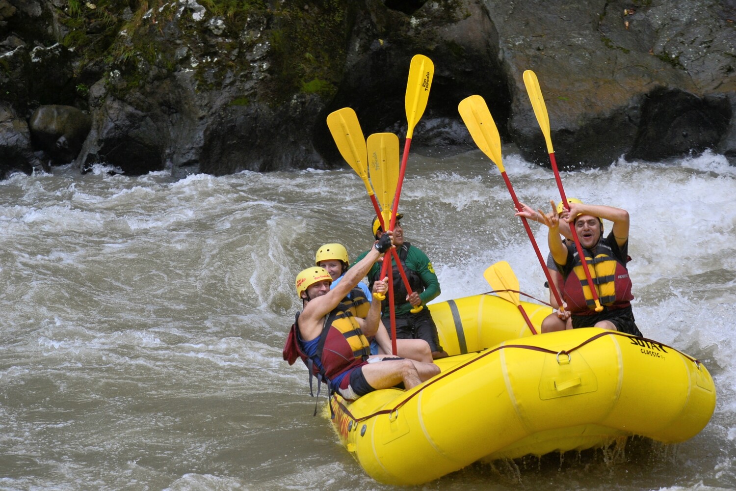 Pacuare River white water rafting, Costa Rica