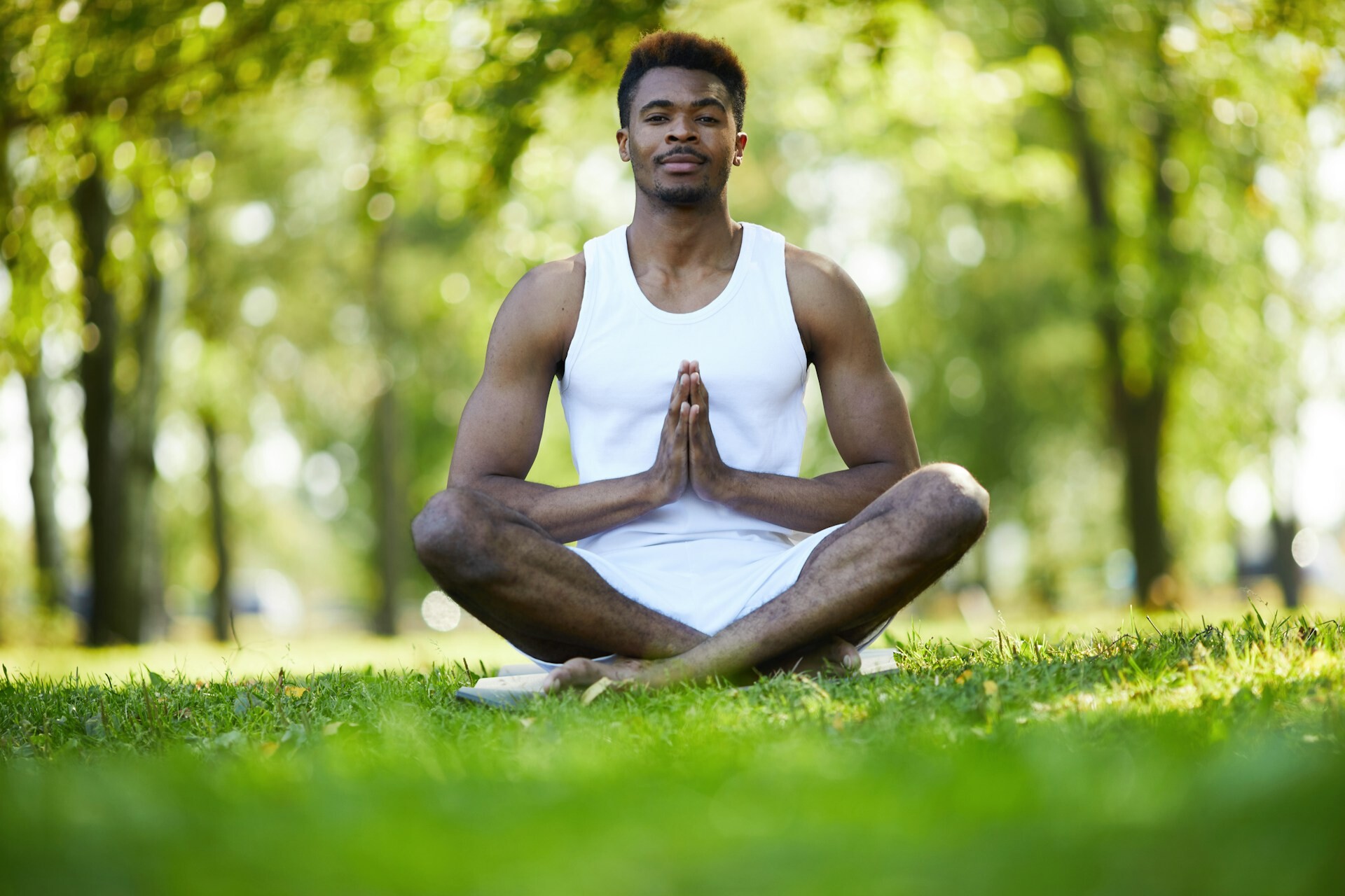 Man Yoga Meditate Wellness Feature