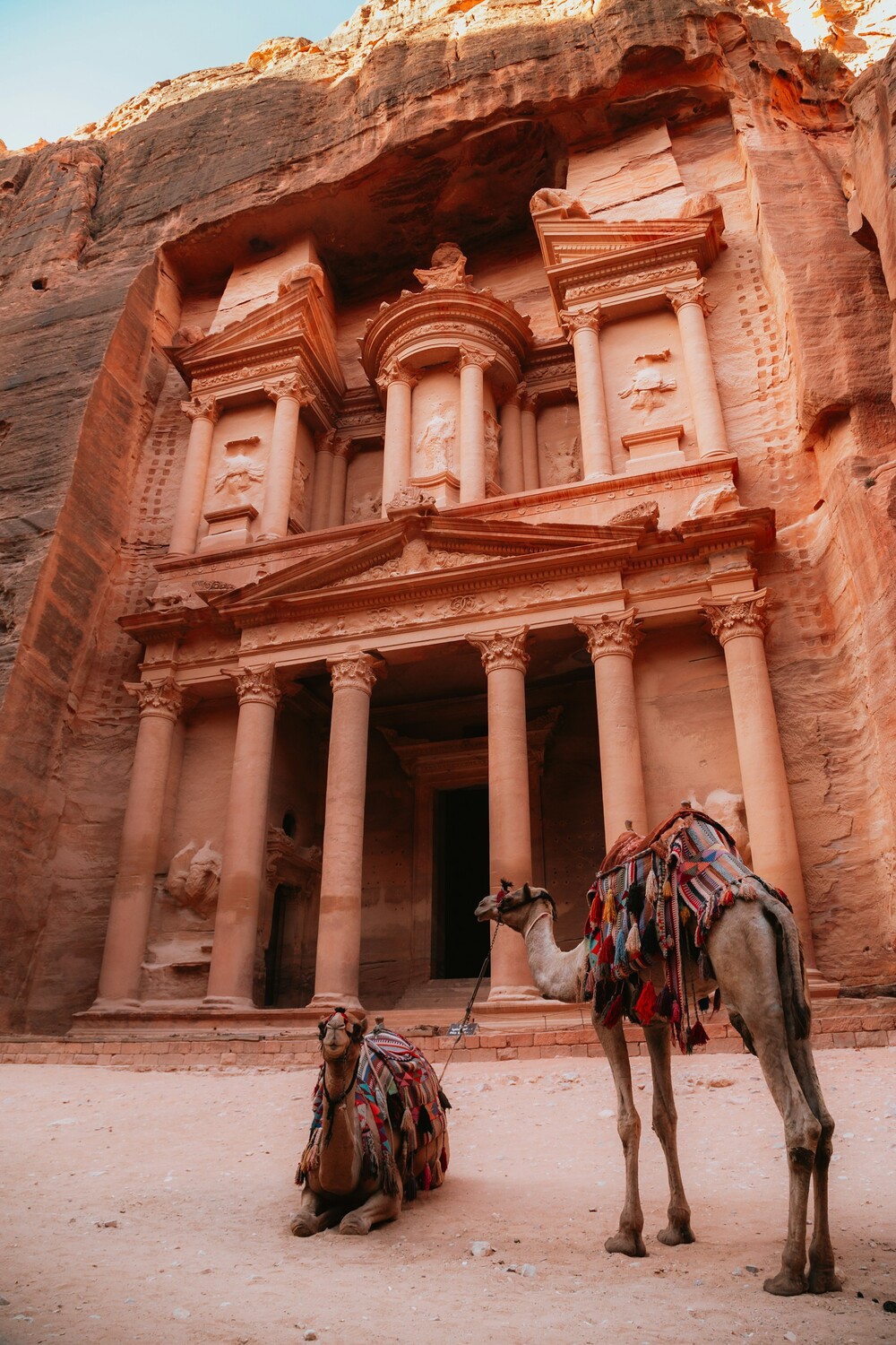 Petra with camels