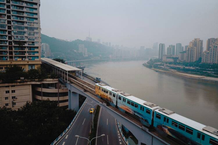Liziba monorail station