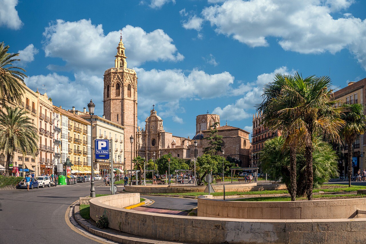 Valencia city square