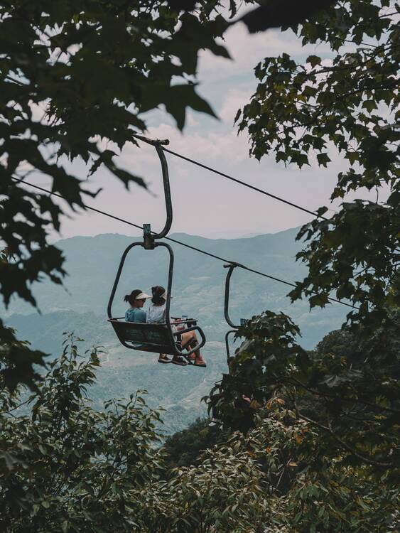 Tianmen Mountain cable car + glass walkway