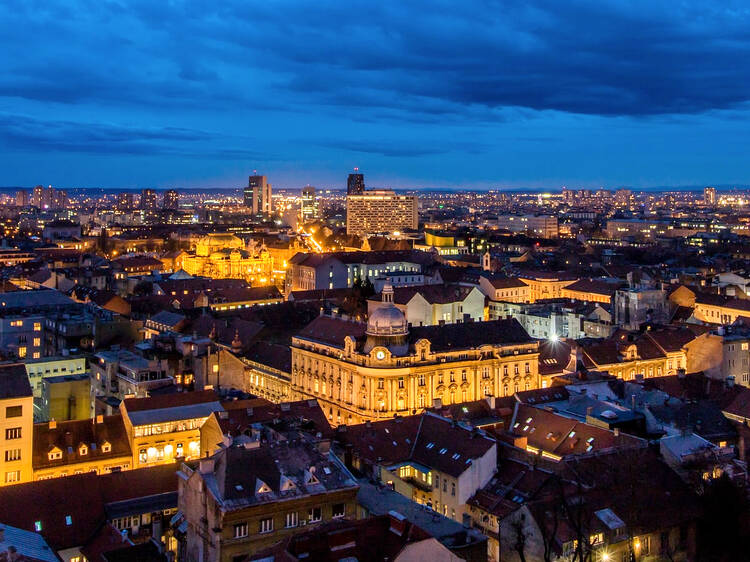 Zagreb nighttime
