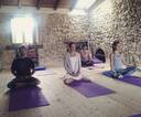 morning meditation yoga farm italy