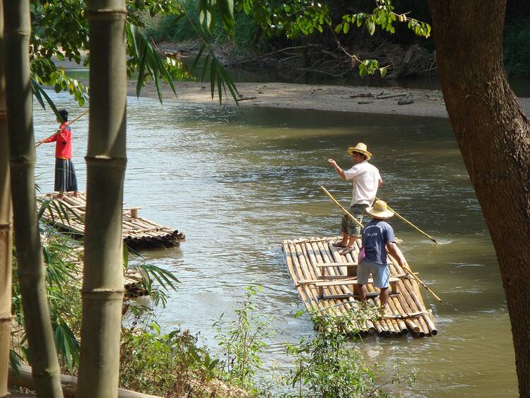 Bamboo rafting - Chiang Mai