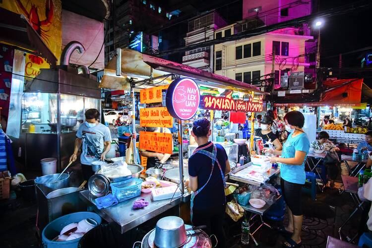 chinatown street food, bangkok