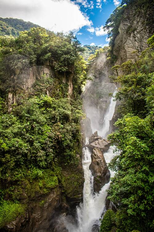 Ecuador Waterfall