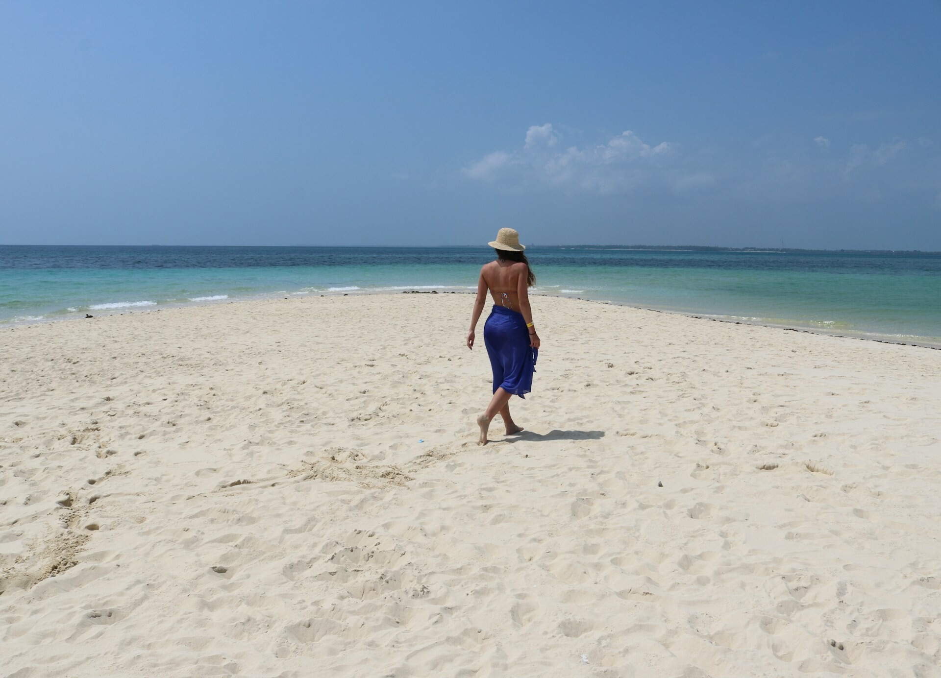 Woman Zanzibar Tanzania Beach Feature