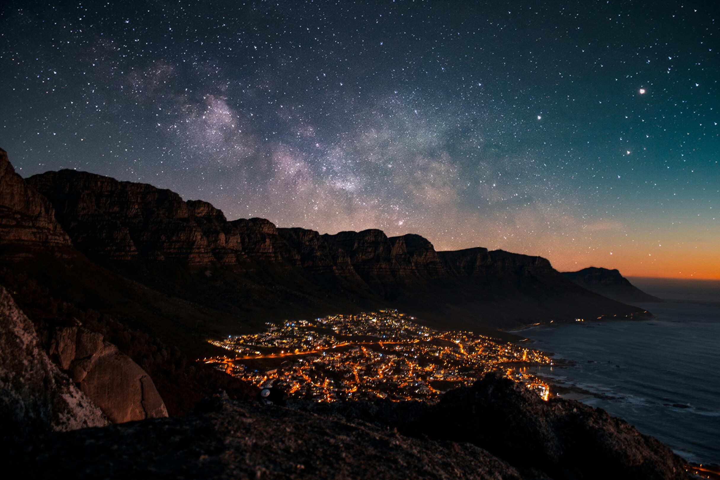 Cape Town at night