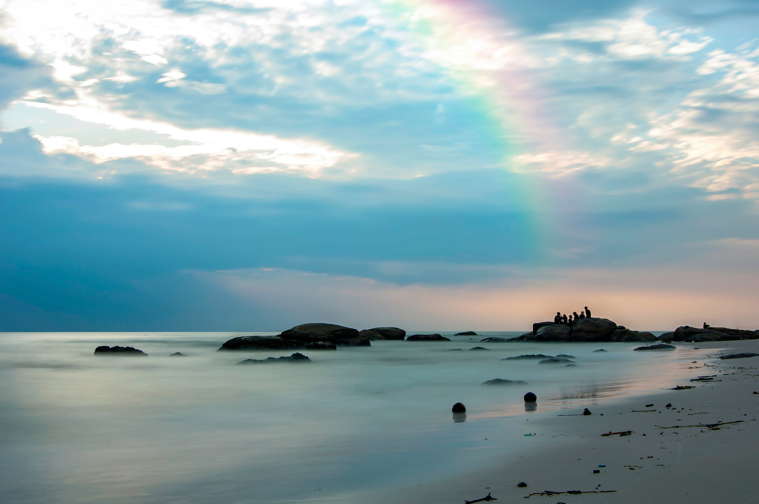 Hua Hin Thailand beach sunrise feature