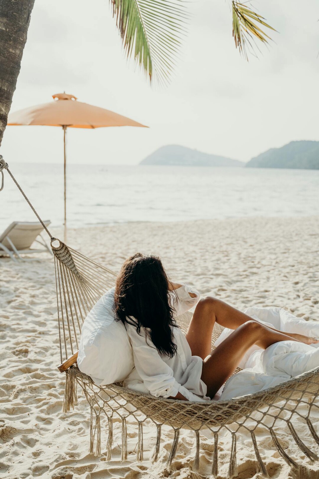 Woman on beach - Bali - feat