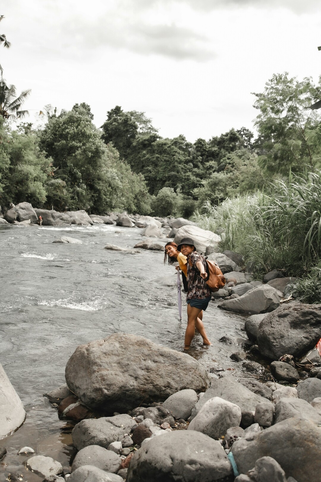 Bali Sidemen Feature Hiking River