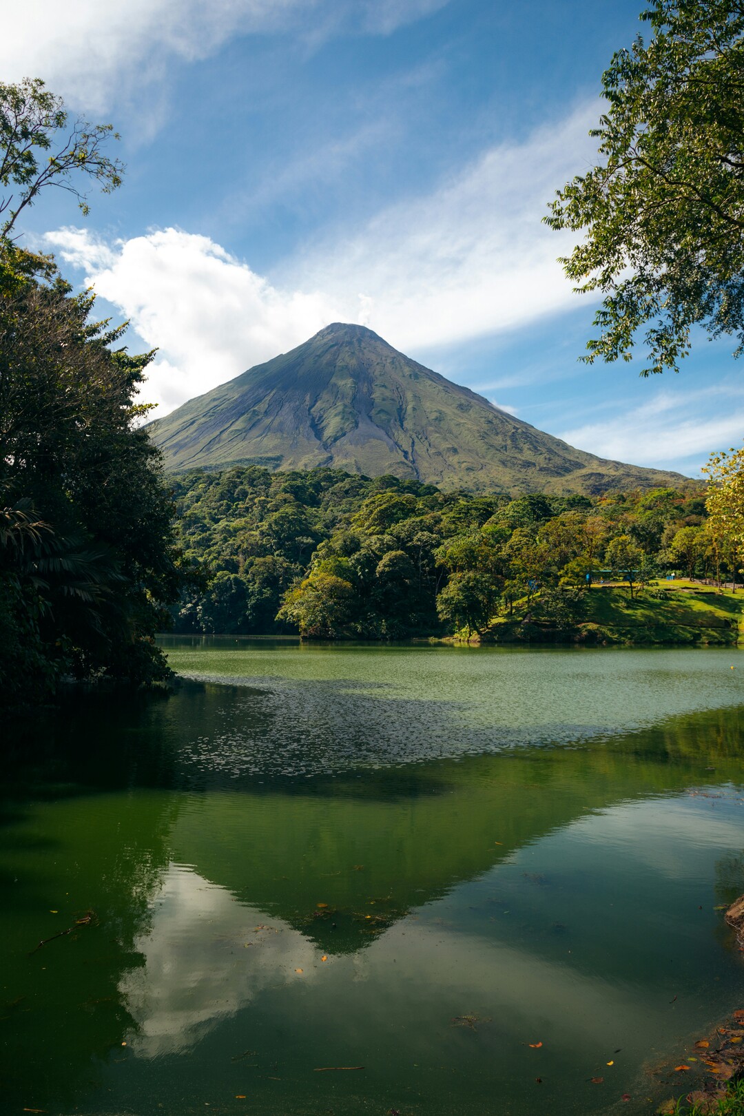 Arenal Volcano reflection