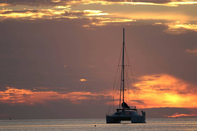 Sunset catamaran generic