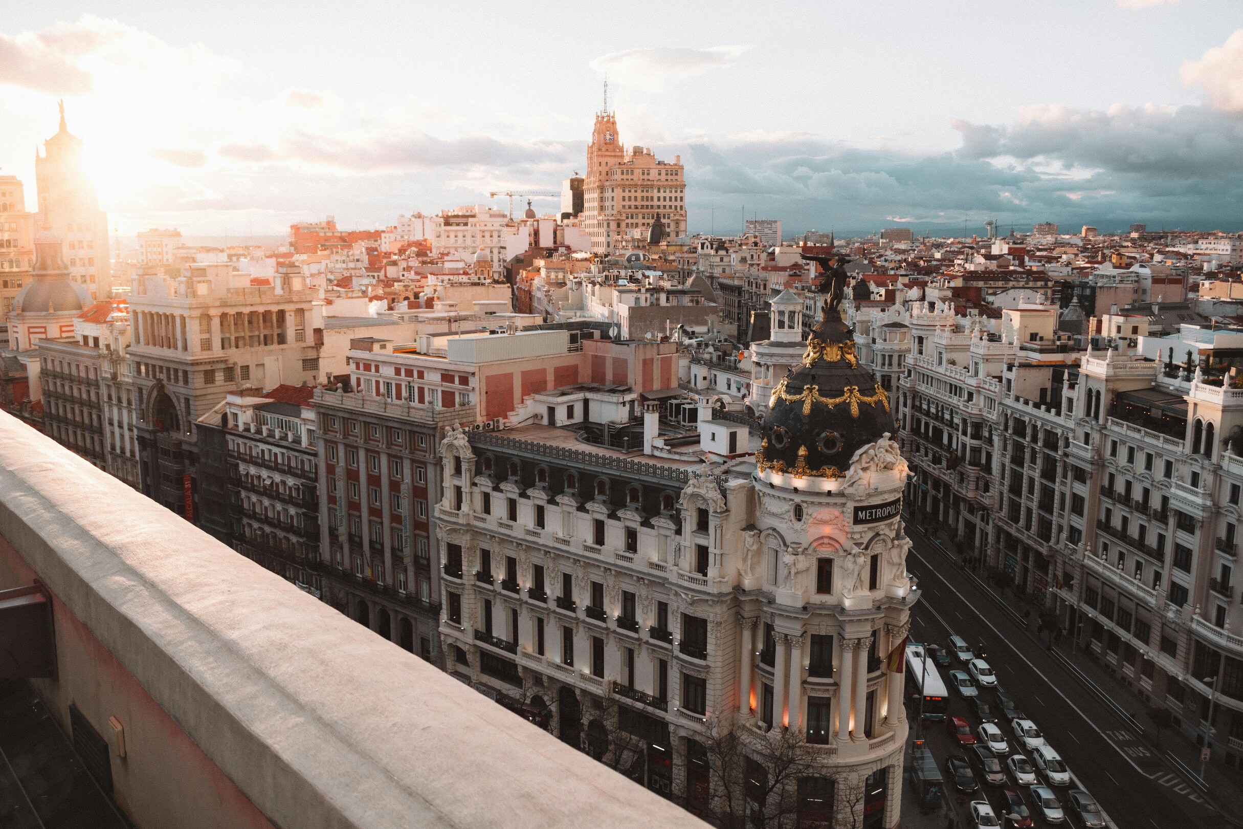 Madrid golden hour - featured