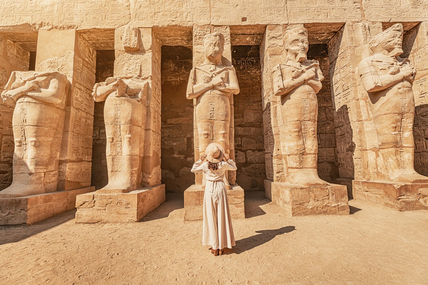 Woman at Karnak