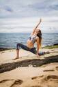 Beach yoga