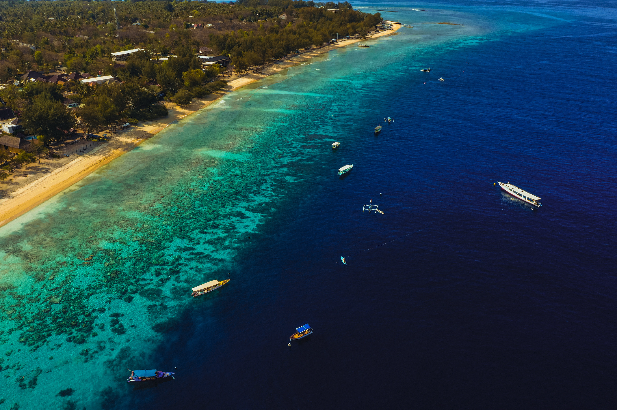 Gili Islands aerial - featured