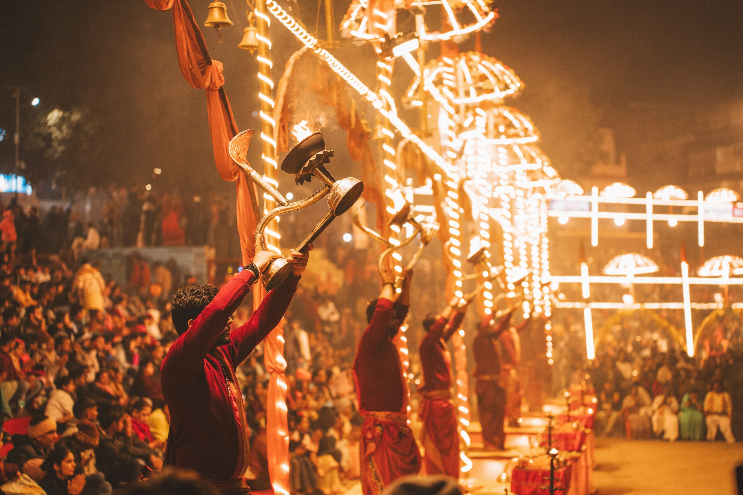 Ganga Aarti in Rishikesh India feature