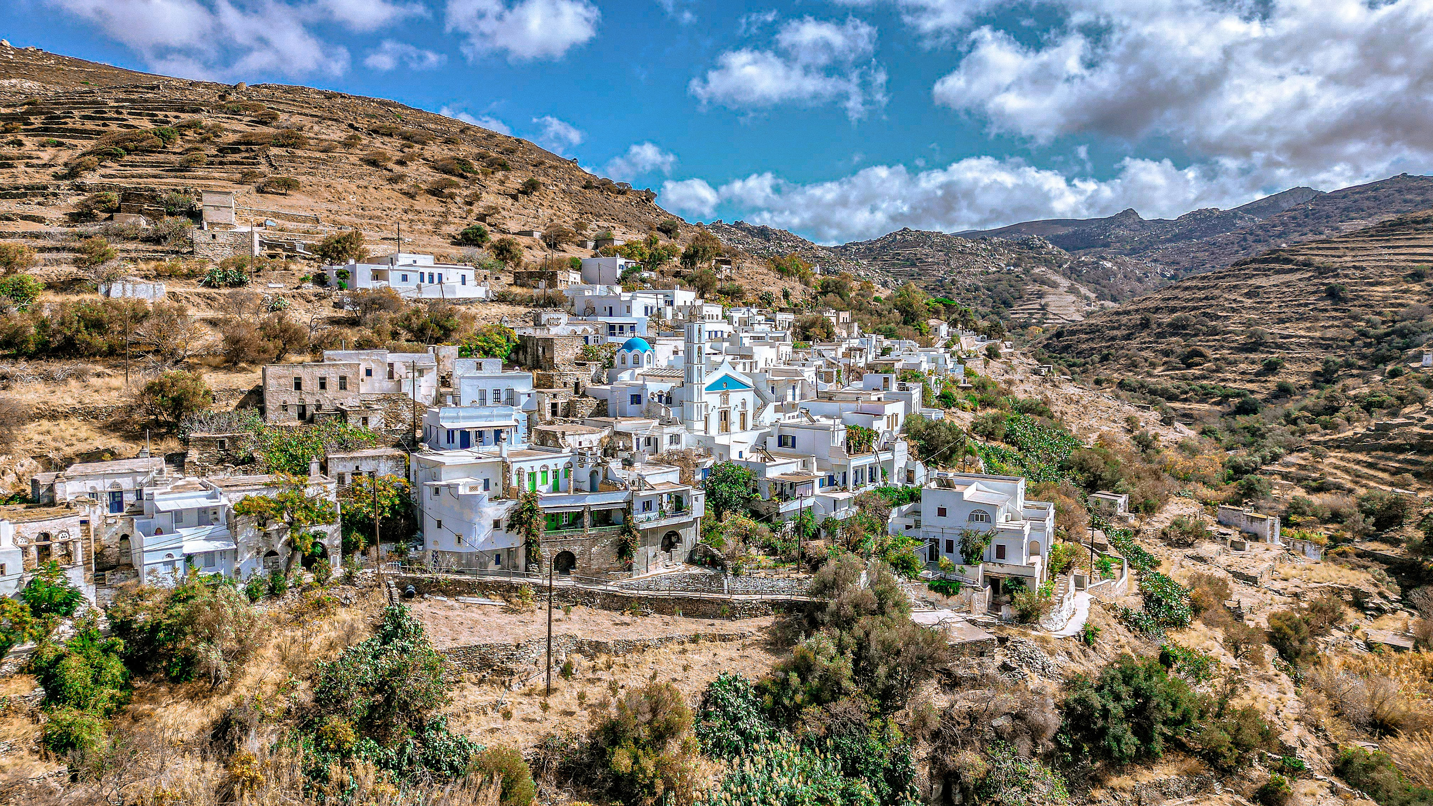 Tinos Greece view feature