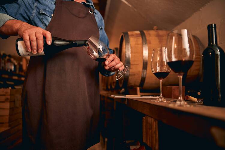 Wine tasting