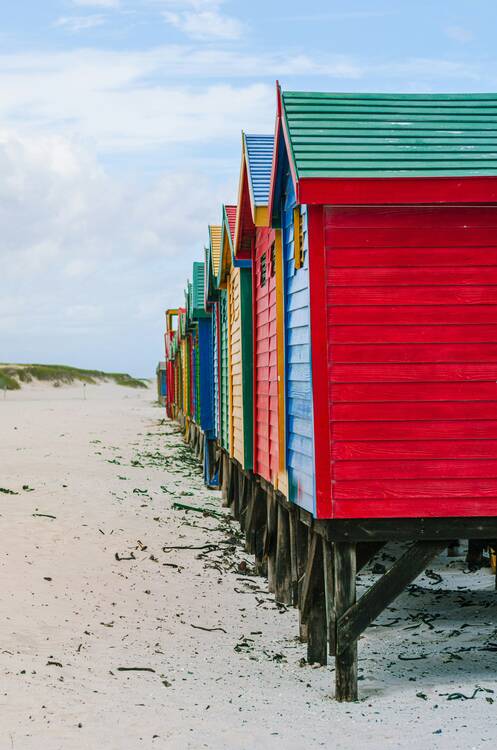 Cape Town beach huts