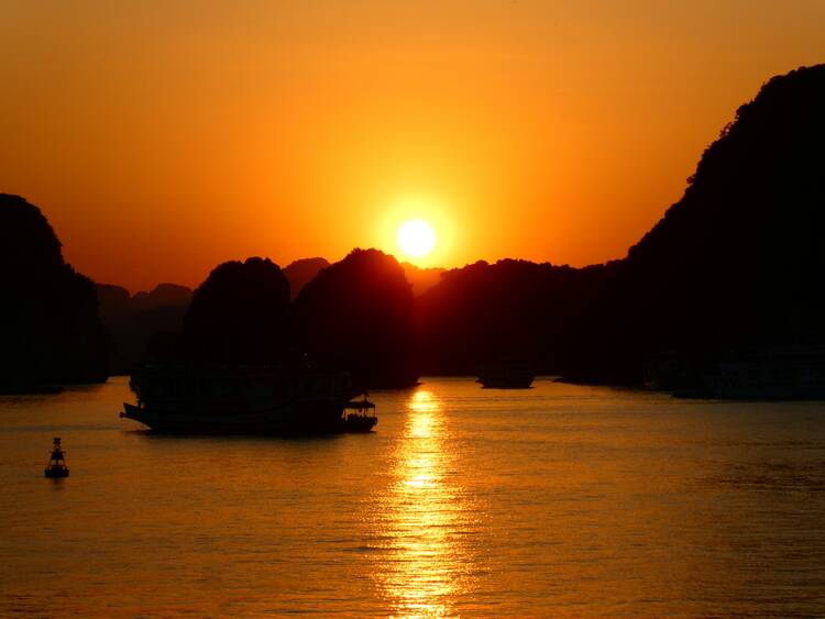 Halong Bay sunset