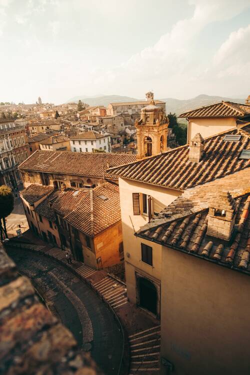 Porta Sole golden hour