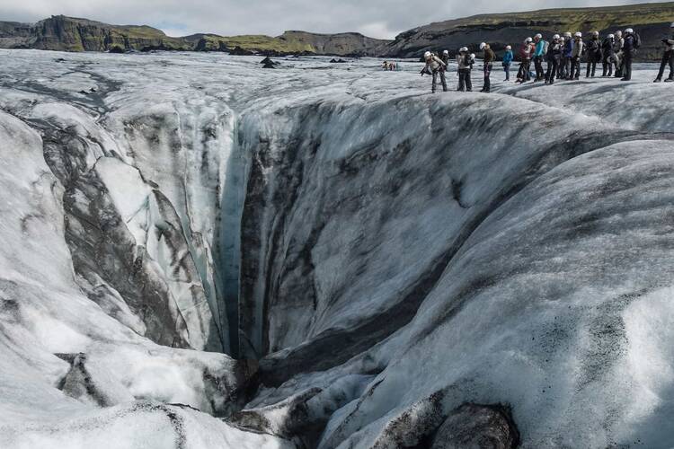 Glacier walk at Solheimajokull