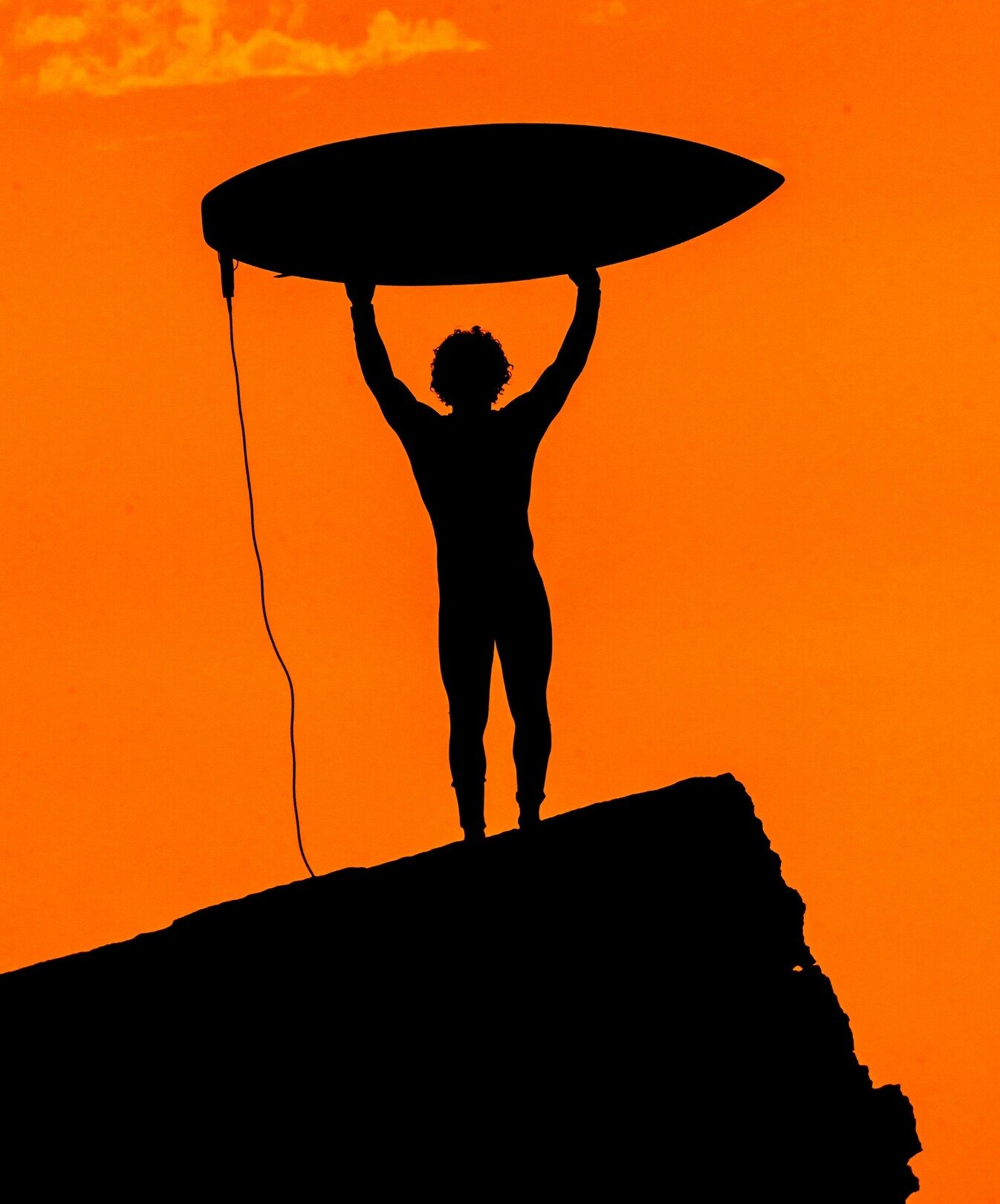 Agadir surf silhouette - featured