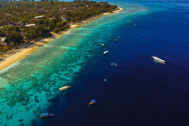 Gili Islands aerial - featured