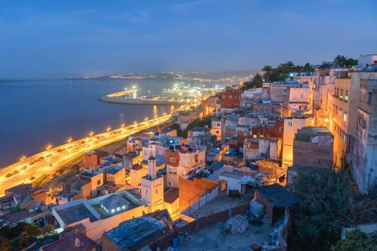 Tangier at night - featured