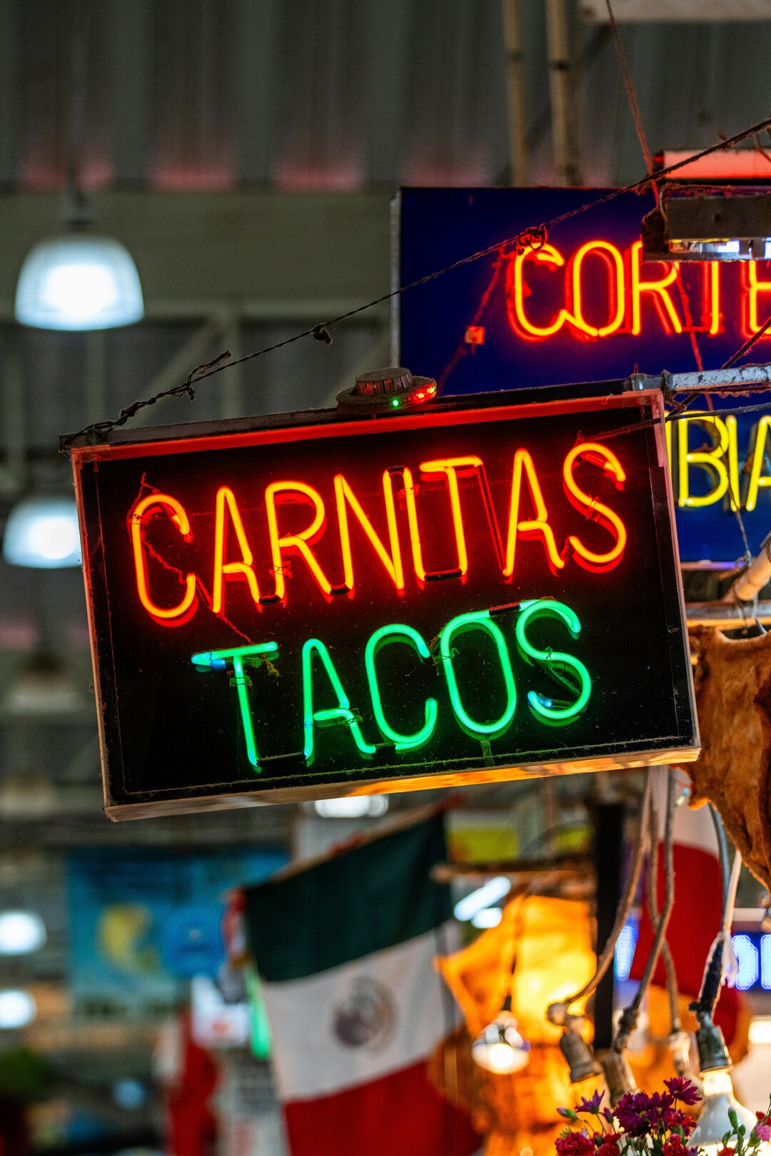 taco sign Mexico City